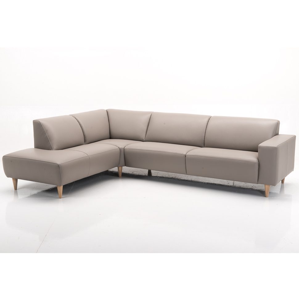 Monaco avokulmasohva 254cm - Nahkavaihtoehdot