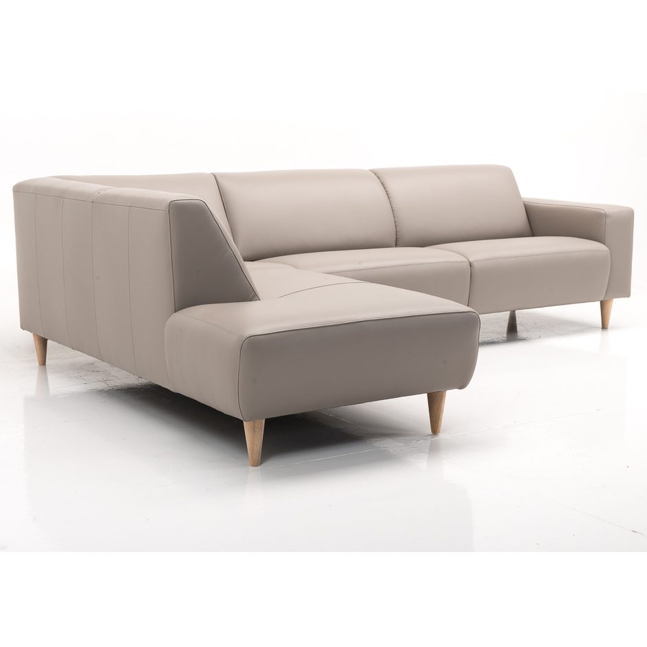 Monaco avokulmasohva 254cm - Nahkavaihtoehdot - Image 2
