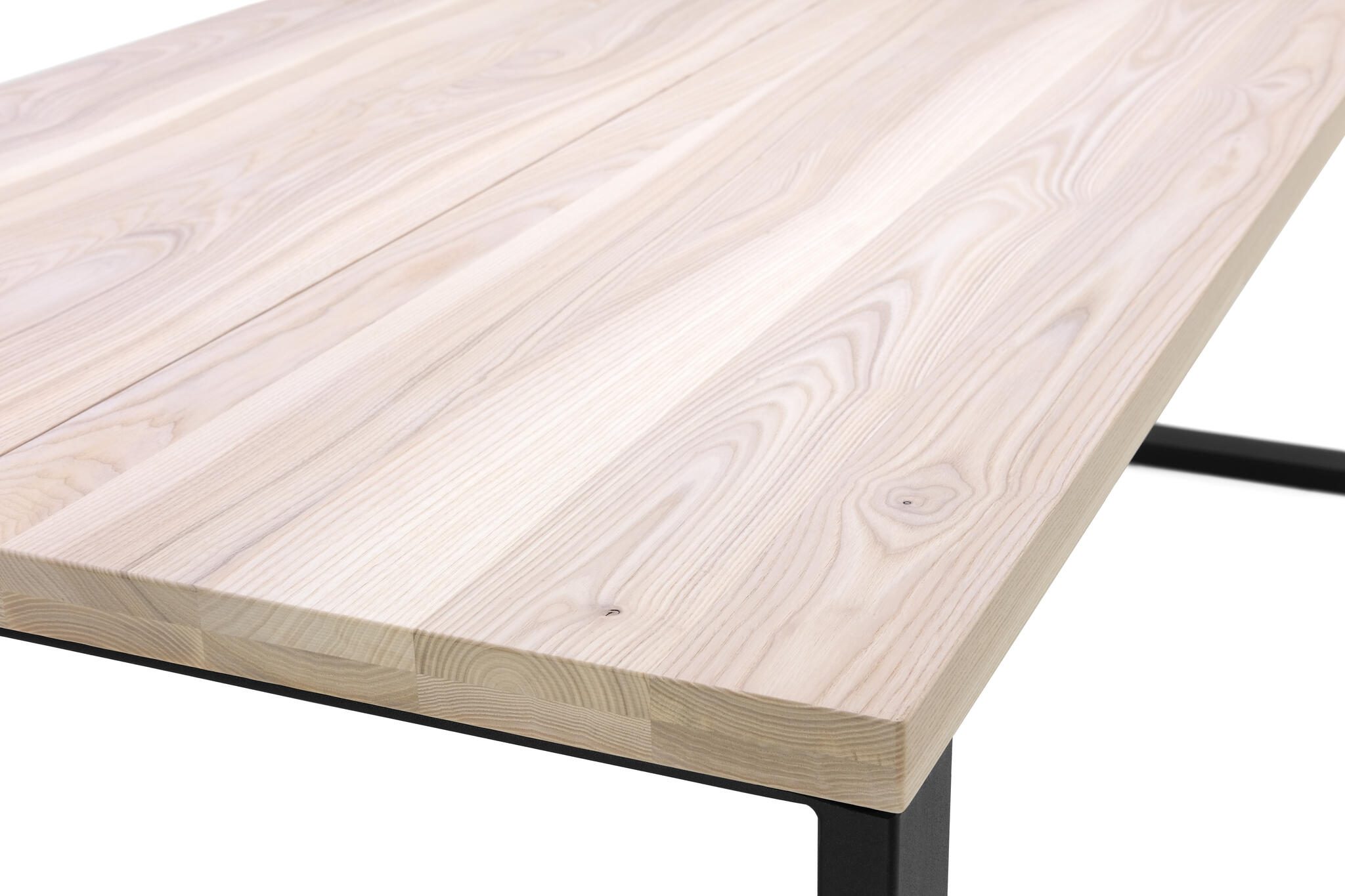 Edna lankkupöytä saarnikannella - Metallijaloilla - Image 3