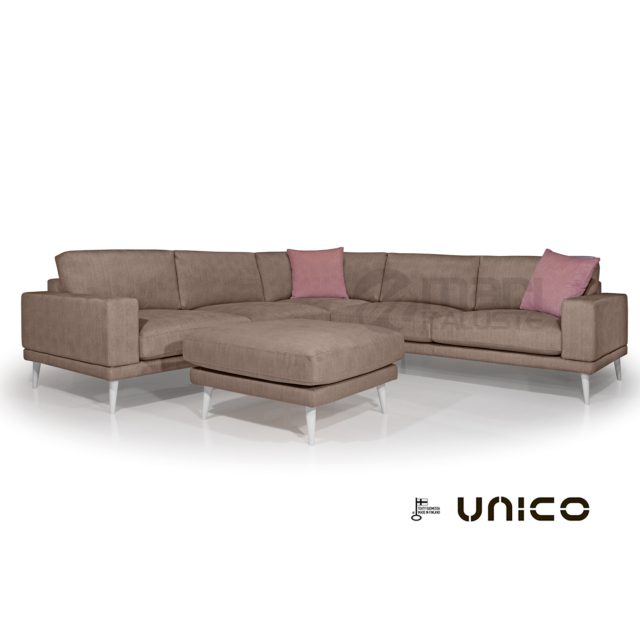 Viivi kulmasohva - Land kankaalla