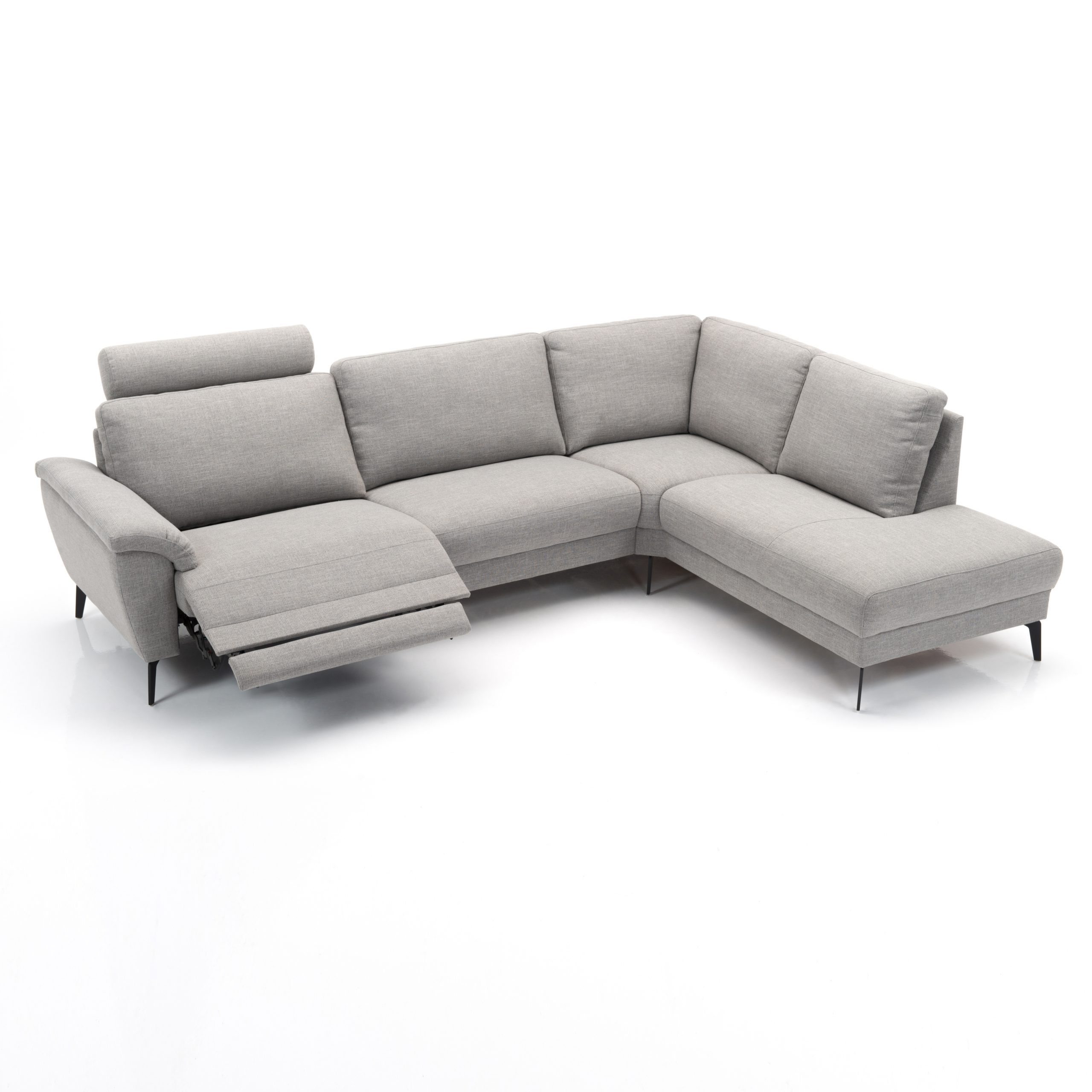 Skandia avokulmasohva recliner mekanismilla, kangasverhoilu - Image 3