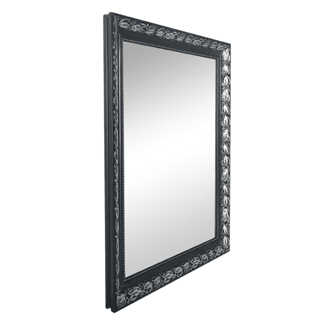 Tanja peili 55x70 cm musta/hopea