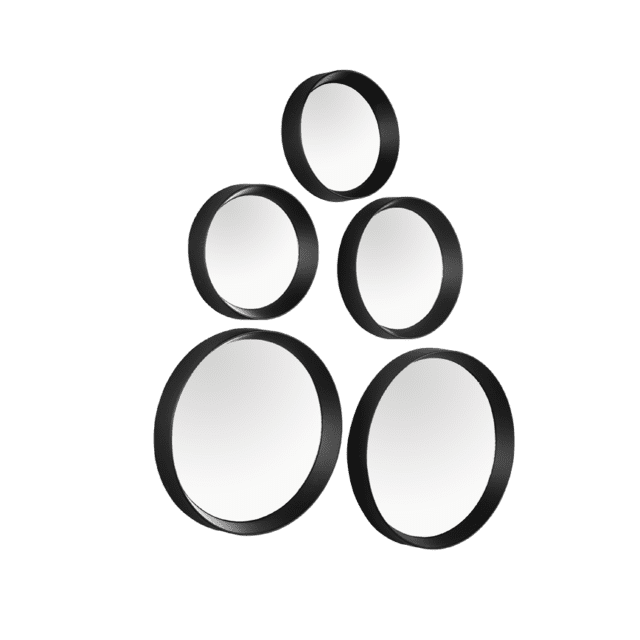 Vivien peilisetti musta