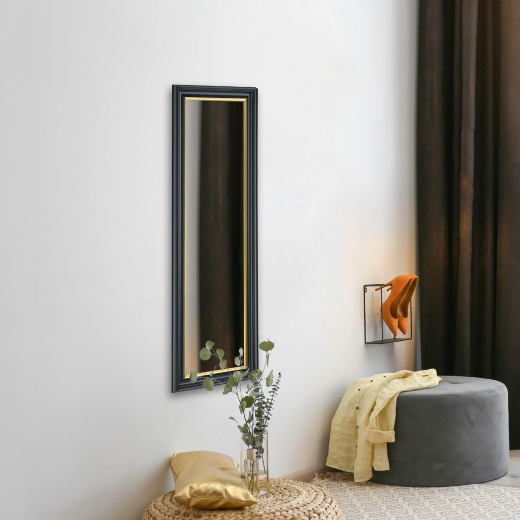 Wanda peili 50x150 cm musta/kulta - Image 3