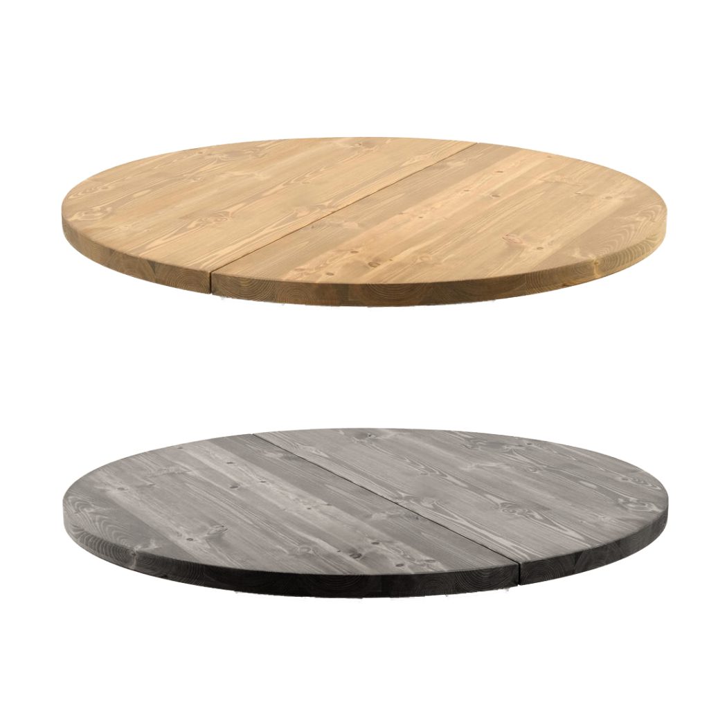 Lana pyöreän pöydän kansi mänty 40 mm.  Ø115 cm