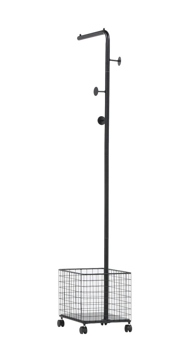 Domo vaateteline pyörillä musta - Image 3