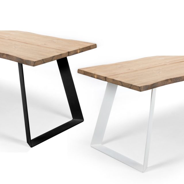 Pöydän vino metallijalka pari