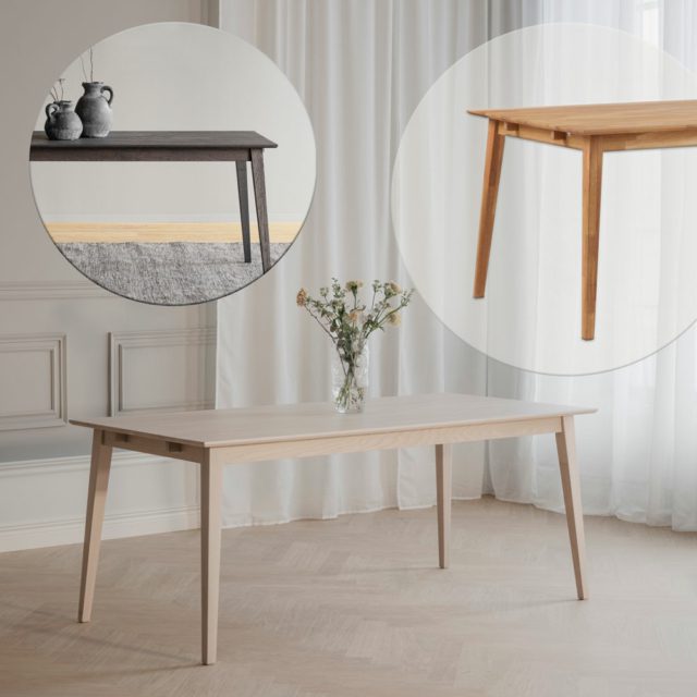 Filippa ruokapöytä (jatkettava, 2 kokoa)