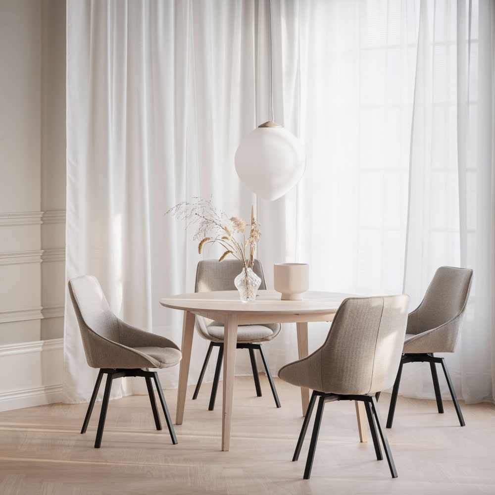 Filippa pyöreä, jatkettava ruokapöytä Ø120cm - Image 5