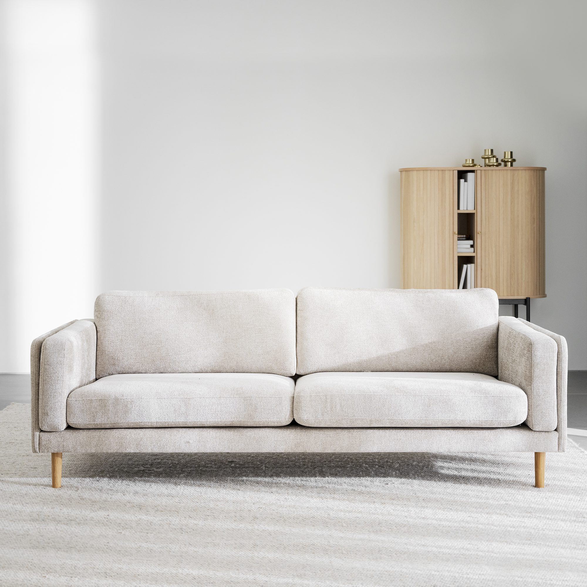 Braden 3 istuttava sohva - Greg kankaalla