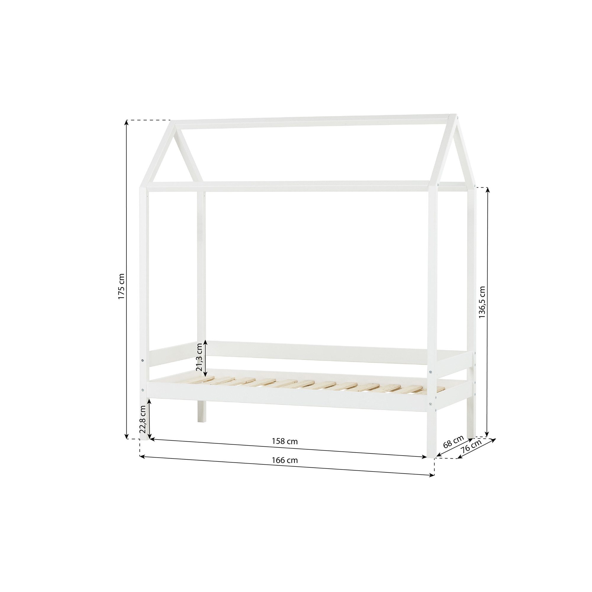 Talosänky ECO Comfort 70x160cm - kyyhkynharmaa - Image 9