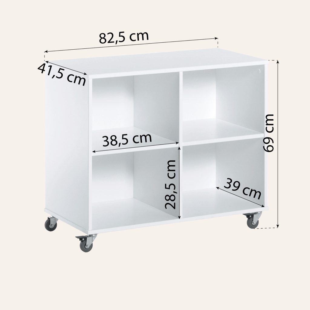 ECO Luxury korkea parvisänky 90x200cm - valkoinen - Image 10