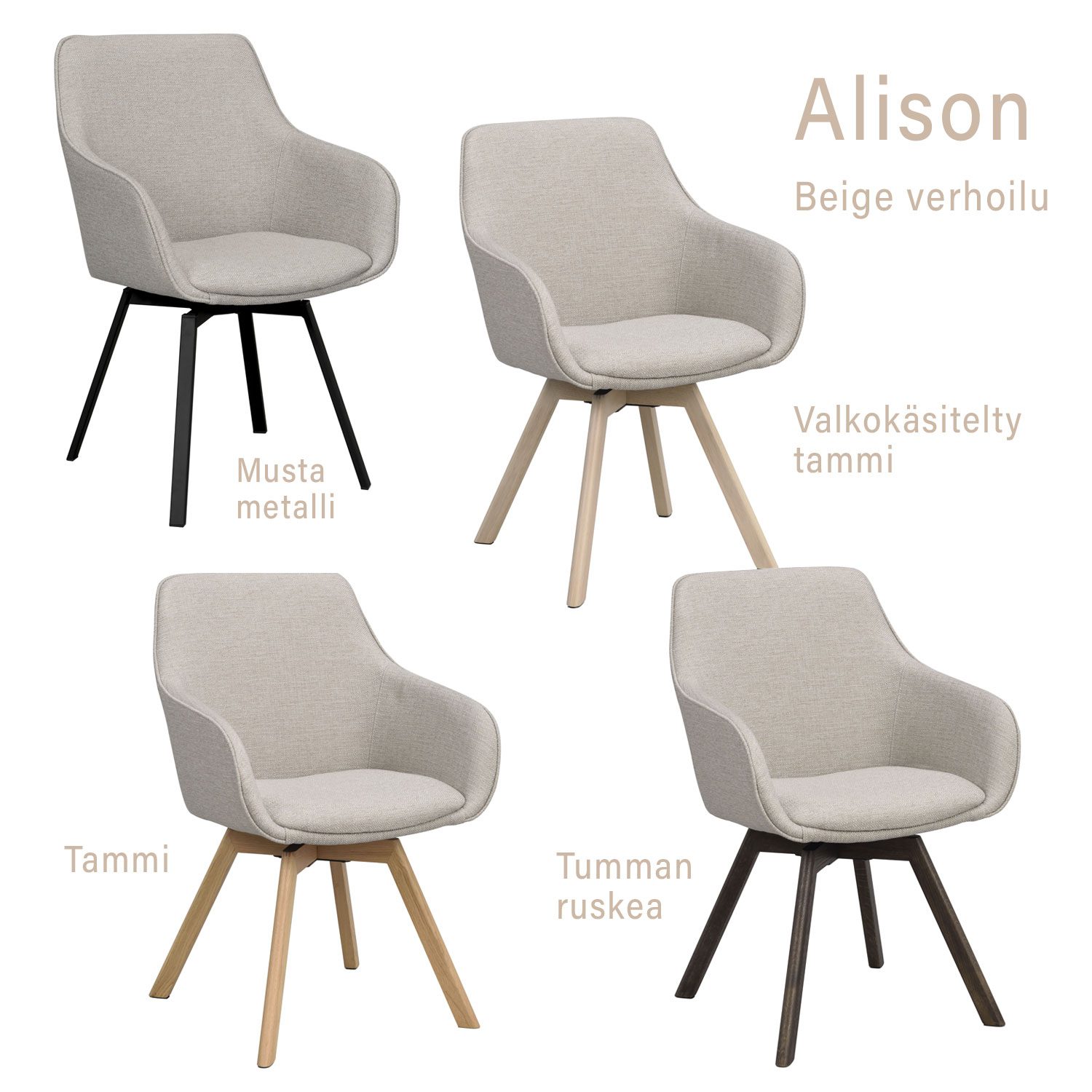 Alison -tuoli käsinojilla - Image 13